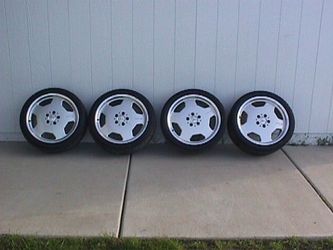 Mercedes AMG monoblock wheels 18