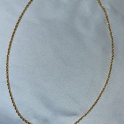 Rope Chain Gold Plated