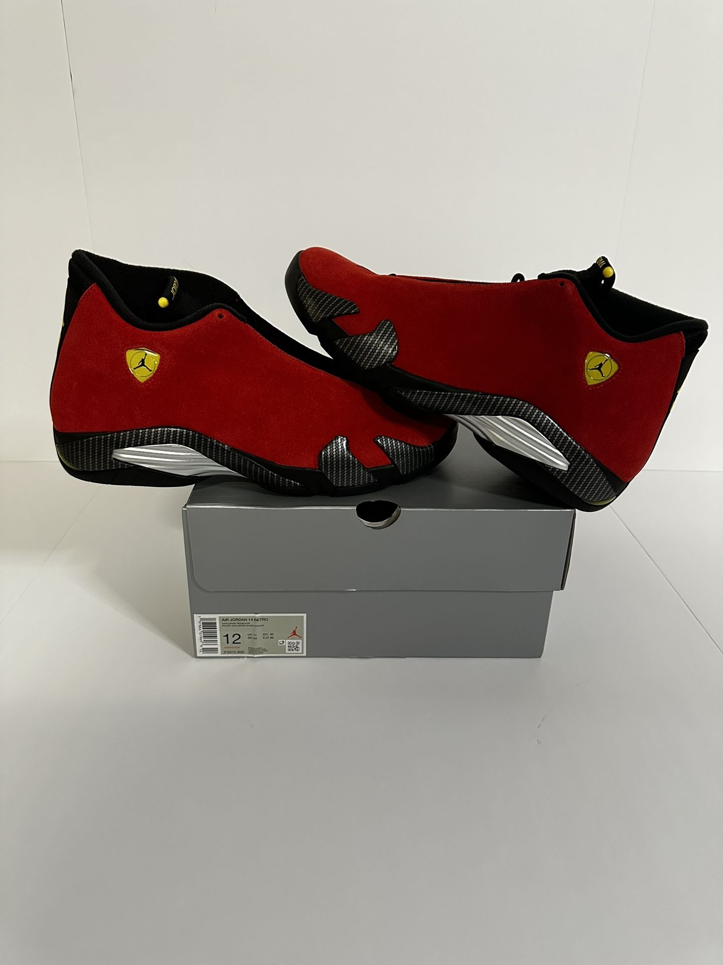 BRAND NEW JORDAN 14 “FERRARI” FOR SALE! MEN SIZE 12 $360