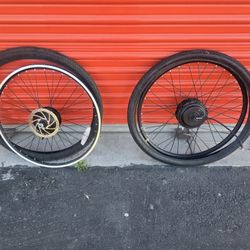 Two 26" E-Bike Motor Tires