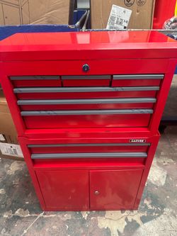 Garvee 2-in-1 Tool Box-8 Drawer Q235 - Metal Toolbox, Multi-Functional Toolbox, Portable Toolbox