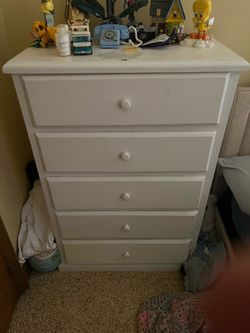 White dresser