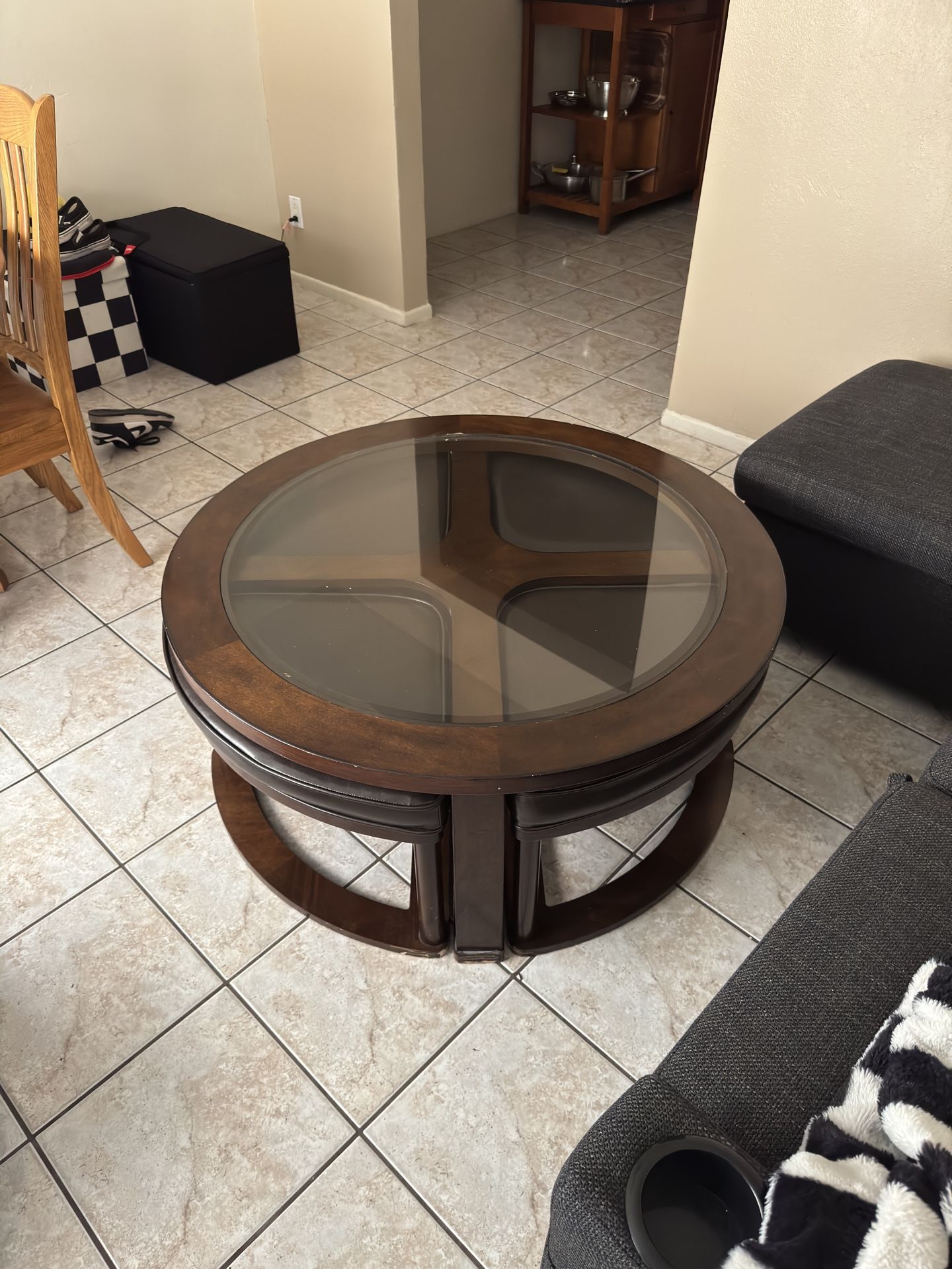 Coffee Table with Stools
