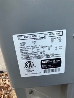 Air Armstrong Air conditioner units