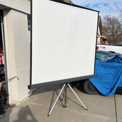 Heavy Duty Projector Screen and Stand