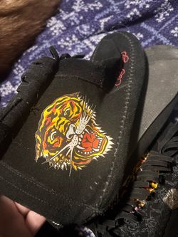 Vintage Ed hardy moccasins