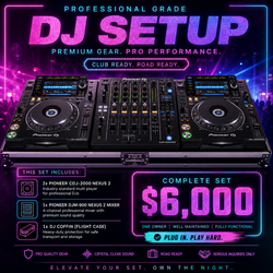 PIONEER DJ CDJ - 2000 NEXUS 2 / DJM-900 NEXUS 2 MIXER MIXER INCLUDED