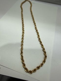14k Rope link chain