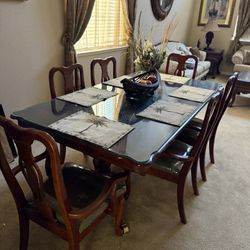 Dining table with Hutch