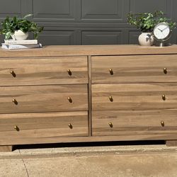 Pottery Barn Inspired Luxury Solid Wood 6-Drawer Dresser