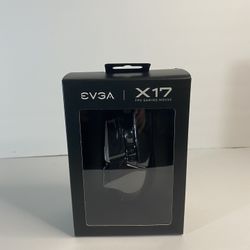 EVGA X17 Gaming Mouse, Wired, Black, Customizable, 16,000 DPI, 5 Profiles, 10 Buttons, Ergonomic