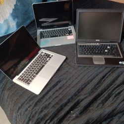 2 Lap Top Mac Book Proy 1 Laptop Dell