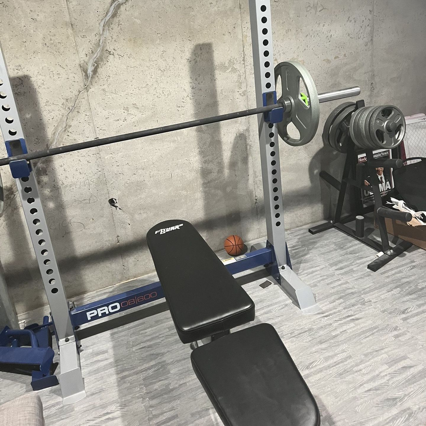 Weight Bench, Bench Barbell, Weights Rack 