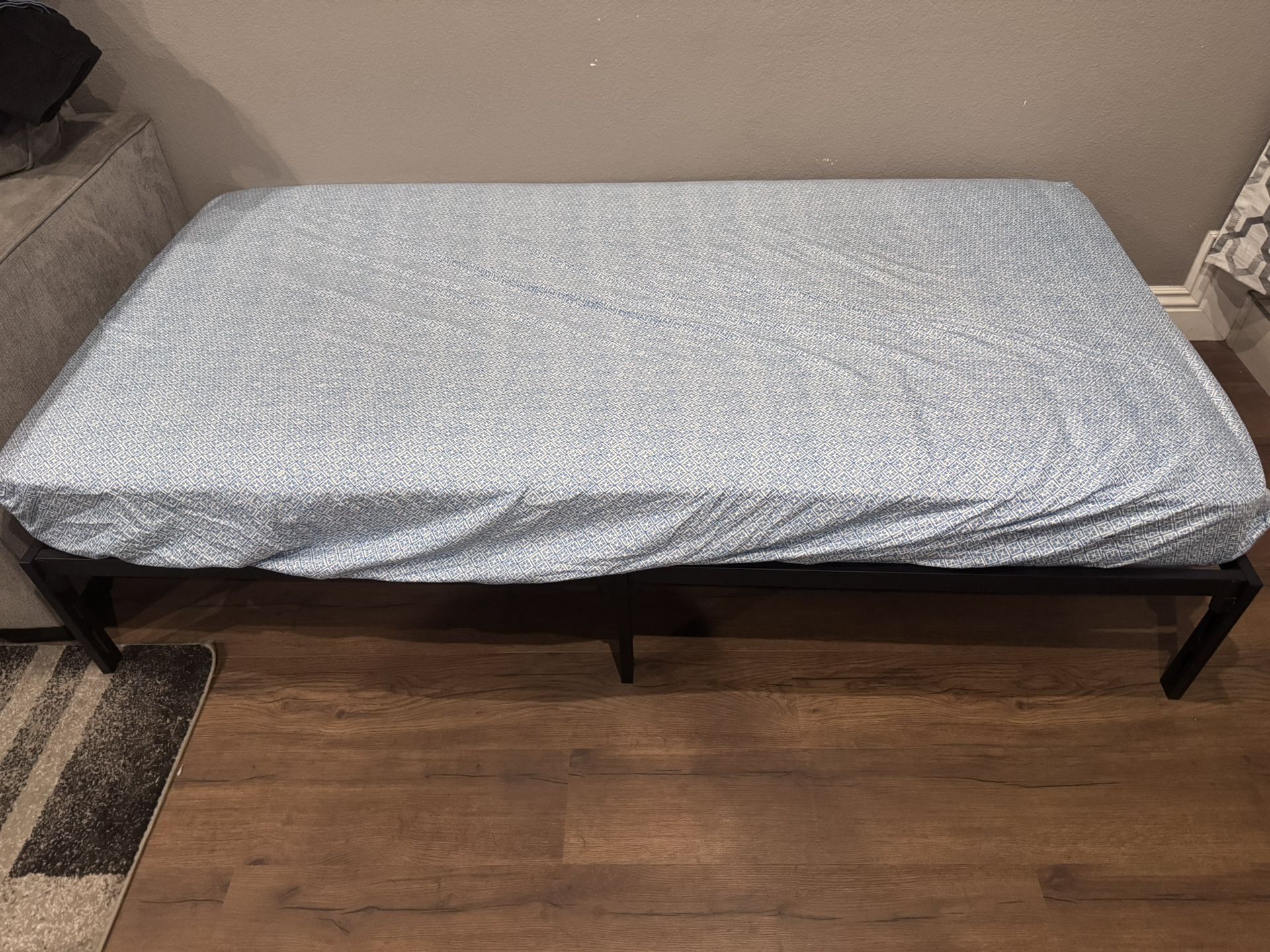 Twin Bed Frame With Mattress