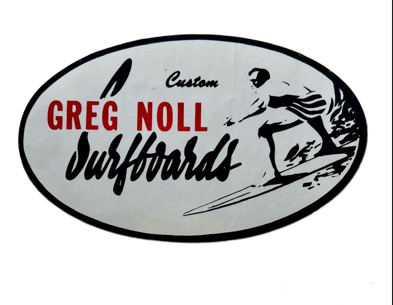 Greg Nol Surfboard Sticker