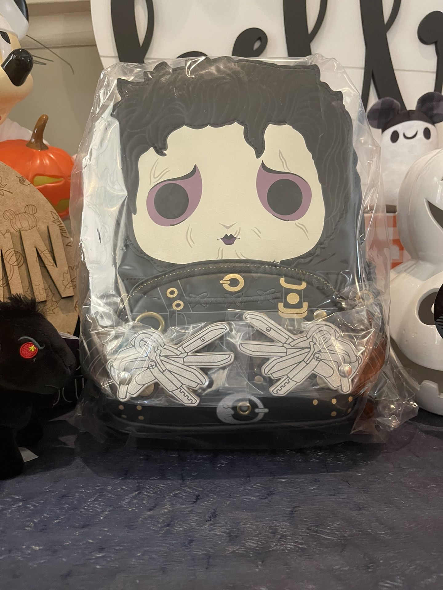 Loungefly Edward Scissorhands Mini Backpack NYCC 2021 Exclusive Funko Brand New In Hand