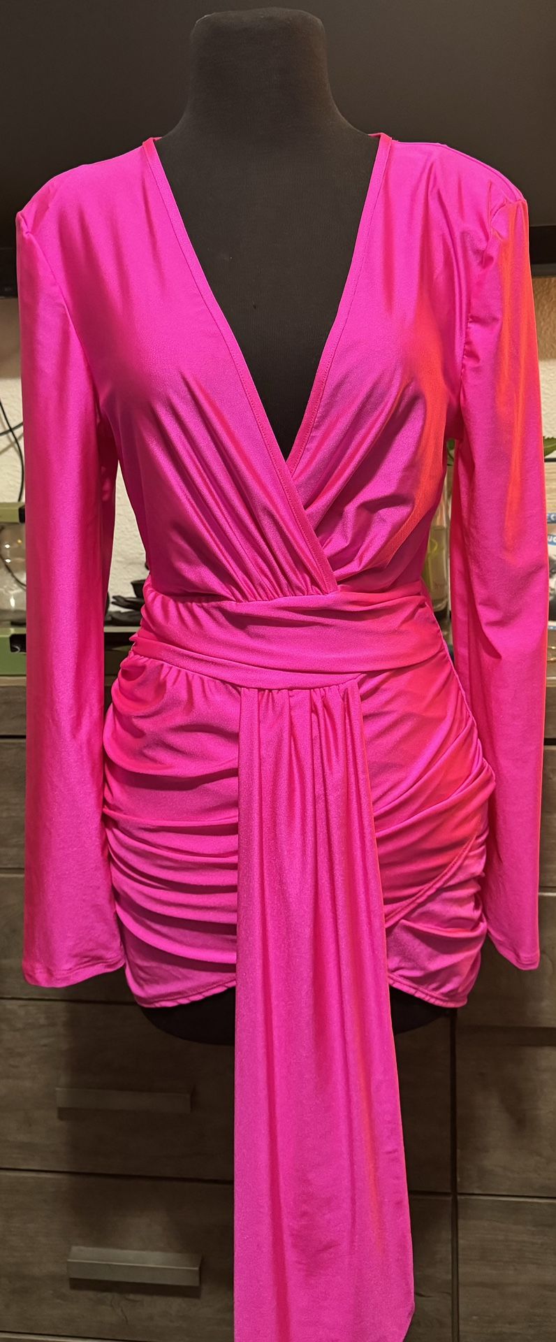Hot pink Dress