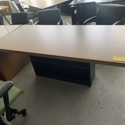 Mid Century Executive desk 36”x78”