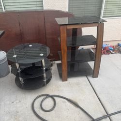 Tv Stand & Glass Table