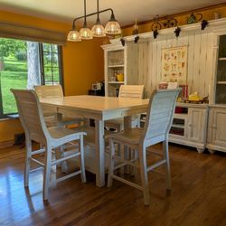 Dining Room Table And Six Chairs 