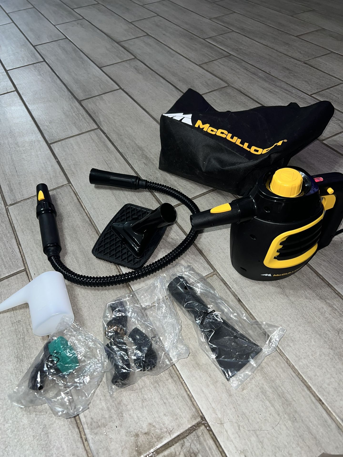 Mcculloch MC1230 Handheld Steam Cleaner With All Accessories $40 Firm