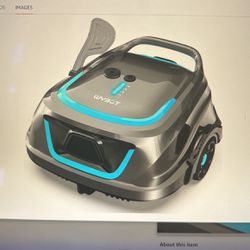 NEW UPGRADED A1 CORDLESS ROBOTIC POOL CLEANER. Automatic Pool Vacuum w/120 Minutes. Double Filters, LED Indicator. Fast Charging. 