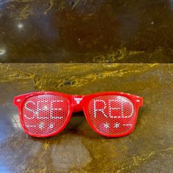 Preowned Promo Chicago Bulls basketball “SEE RED” sunglasses