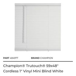 Cordless Vinyl Miniblinds