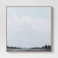 Threshold Treeline Framed Canvas Wall Painting 