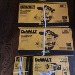 Dewalt 12v 5-3/8 Circular Saw, 3/8 Impact Wrench Kit, Oscillating , All For $360 Price Firm