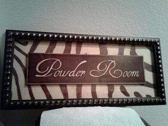 Cute Bathroom Picture $15.