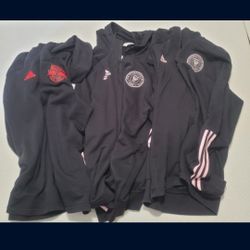 Adidas MLS Soccer Red Bulls & Inter Miami Hoodie Jackets