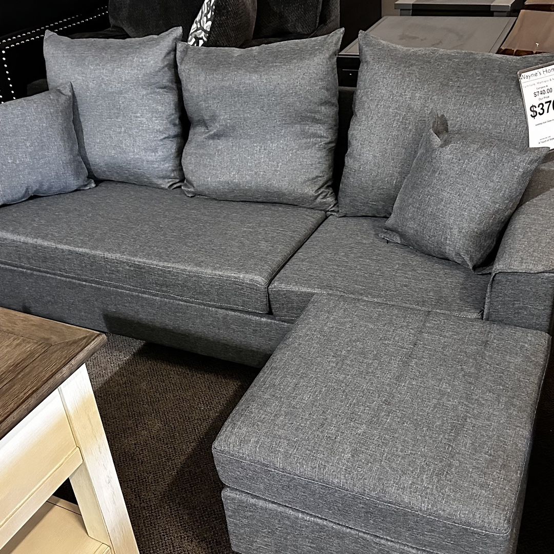 Brand New 72” Reversible Gray Sofa Chaise, only $370
