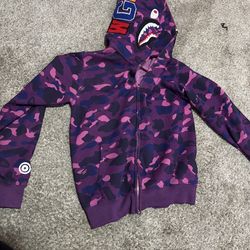 Purple Bape Hoodie
