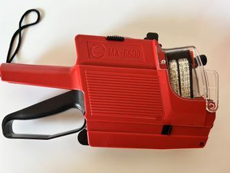 MX6600 Price Gun,  Price Label Printer Machine with 7 Roll Labels