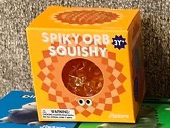 Spiky Orb Squishy Toy Orange
