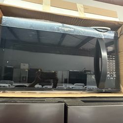 New Whirlpool Black Over the Range Microwave Retail $350!