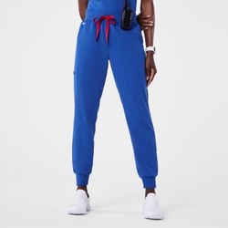 Figs Winning Blue Zamora Jogger Pants Large Petite