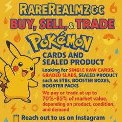 Sell Me Your Pokemon Cards 🤝🏼