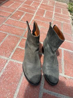 Grey Suede Boots