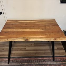 Solid wood desk