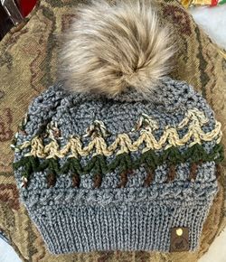 Crochet NW trees Beanie