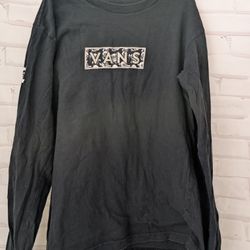 Vans Long Sleeve Shirt Boys Size S