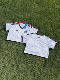 Women/Mujer México Crop Top Jersey/Top Corto (Fan Version/Version Afición)