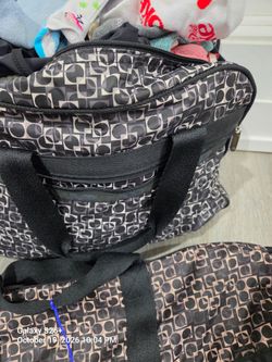 Patterned Duffel Bag Set Lesport sac