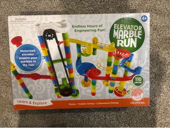 Motorized marble run