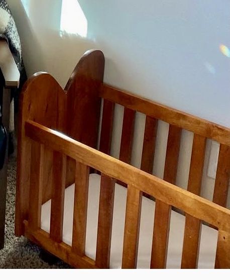 Authentic Hawaiian Koa Wood Crib