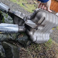 2015 (C7) Audi A6 3.0T Stock Mufflers