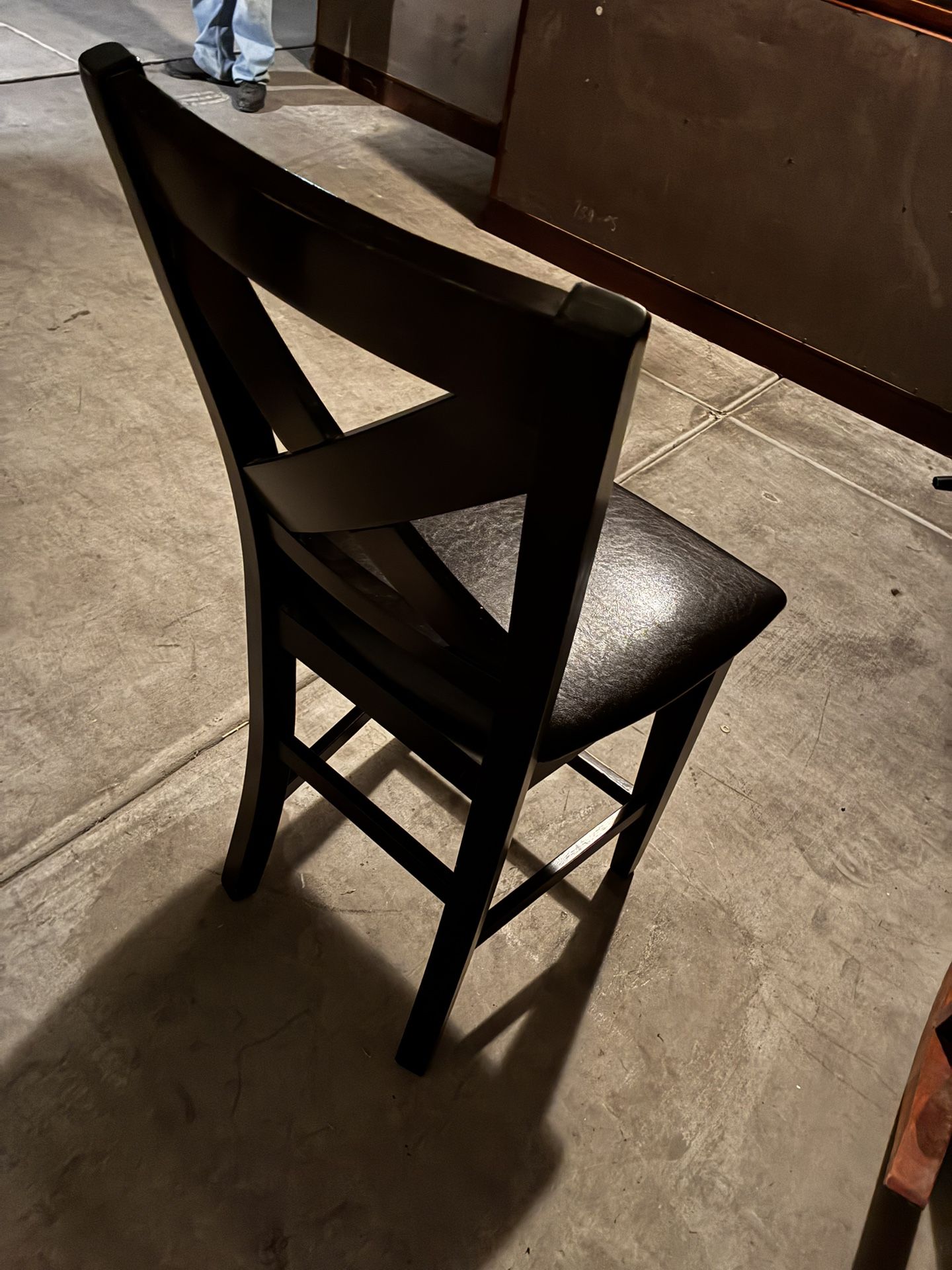 6pc Dark Brown Diner Chairs