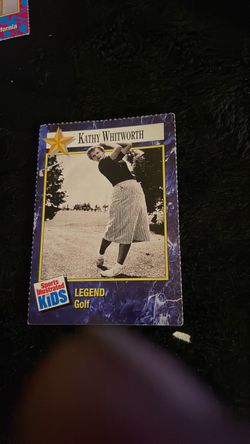 Kathy Whitworth Sports Illustrated Kids Golf Card
